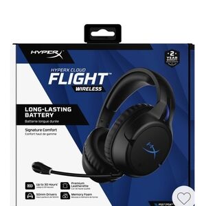 HyperX Cloud Flight Wireless Headset - Black and Blue